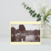 パブリックガーデンズ,ボストンヴィンテージ ポストカード (スタンド正面)