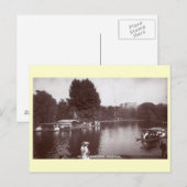 パブリックガーデンズ,ボストンヴィンテージ ポストカード (正面/裏面)