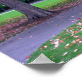 パブリックガーデン秋 ポスター (角)