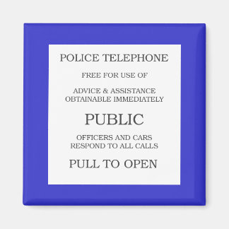 パブリックコールボックス記号 マグネット