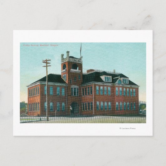 パブリックスクールメドフォードの外観 ポストカード (正面)