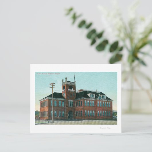 パブリックスクールメドフォードの外観 ポストカード (スタンド正面)