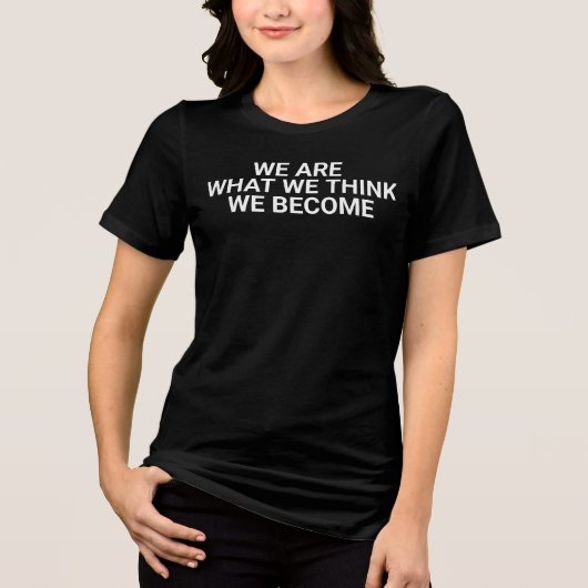 パブリックドメインの感動的名言 自由に使える名言, トライブレンドTシャツ (正面)