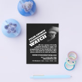 パブリックビュー、近所のコミュニティの時計広告 チラシ (シングル)