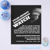 パブリックビュー、近所のコミュニティの時計広告 チラシ (シングル)