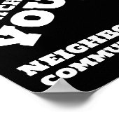 パブリックビュー、Neighborhood Watch 警告's ポスター (角)