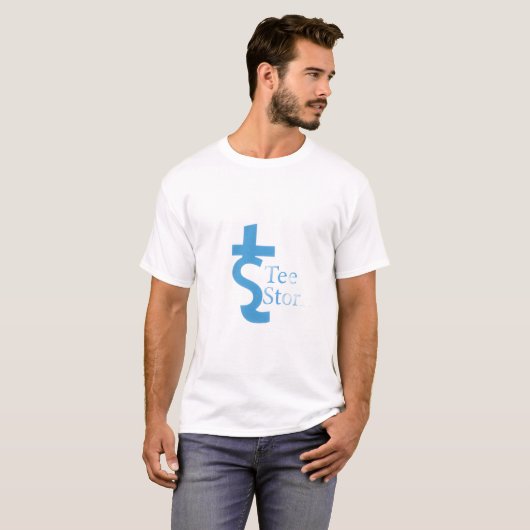 パブリック向けのTee-stormデザイン Tシャツ (正面フル)