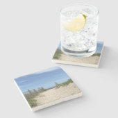 パブリック・アクセス32のWrightsvilleのビーチ ストーンコースター (横)