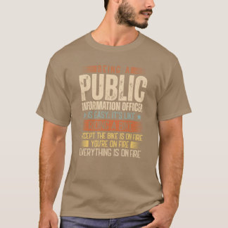 パブリック・インフォメーション・オフィサーは簡単なのよ ビンテージ Tシャツ
