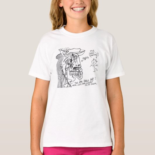 パブロと私が病気だった日… Tシャツ (正面)
