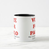パブロの信号器のマグのための公式の投票 マグカップ (中央)