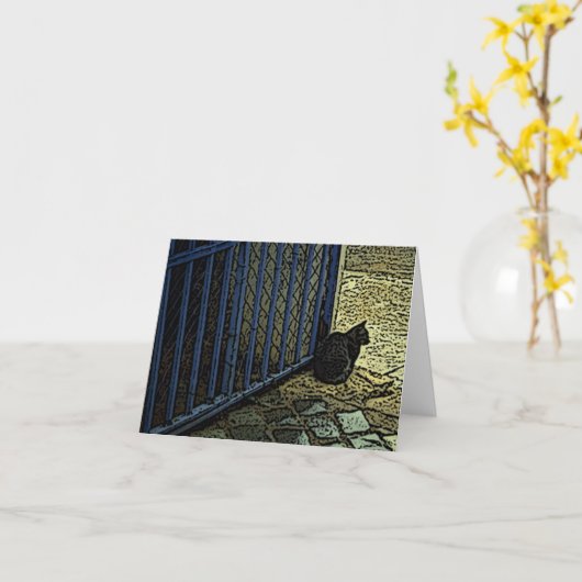 パブロを待っている カード (黄色い花)