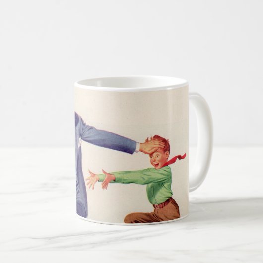 パブロフのクリーム状ホウレンソウ コーヒーマグカップ (正面右)