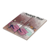 パブロフのプールおもしろい漫画 タイル (側面)