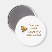 パブロフの名前はリングや輪か？ マグネット (正面/裏面)