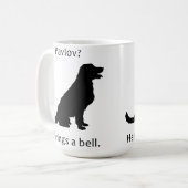 パブロフの犬パロディ コーヒーマグカップ (正面左)