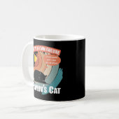 パブロフの猫 – 心理学おもしろい コーヒーマグカップ (正面左)