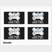 パブロフ犬 長方形シール (シート)