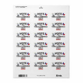 パブロ・カラスコに投票 ラベル (フルシート)