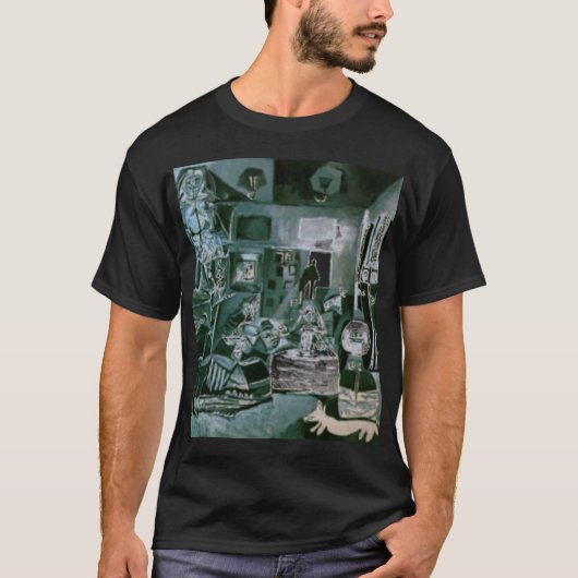 パブロ・ピカソのmeninas tシャツ (正面)
