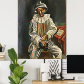 パブロ・ピカソ – ピエロ(1918) ポスター (ホームオフィス)