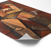 パブロ・ピカソ（1908年）の女性の着席 ポスター (角)