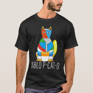 パブロ P-Cat-O 有名な芸術家 ピカソ - 美術教師 Tシャツ