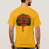 パブロDamian Villalobos Tシャツ (裏面)