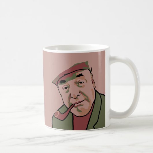 パブロNeruda コーヒーマグカップ (右)