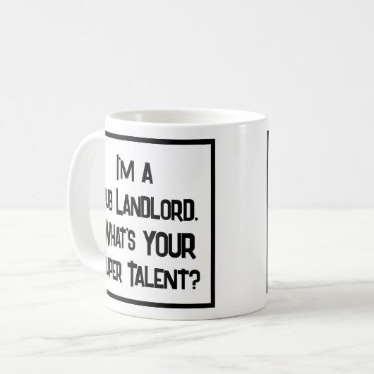 パブ大家すごいタレント。コーヒーマグ コーヒーマグカップ (正面左)