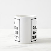 パブ大家すごいタレント。コーヒーマグ コーヒーマグカップ (中央)