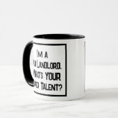 パブ大家すごいタレント。2トーンコーヒーマグ マグカップ (正面左)