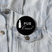 パブ巡り ビールデー 飲酒 缶バッジ (インサイチュ)