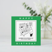 パブ料理とパブのメニュー漫画 カード (スタンド正面)