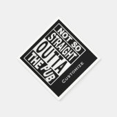 パブ2の飲みユーモアをストレートに出ない スタンダードカクテルナプキン (角)