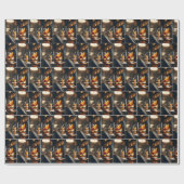 パブ オールド ファッションド カクテル ラッピングペーパー (フラット)