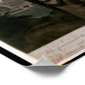 パブ、ベネディクト・アーノルド大佐。ロンドン、1776年 ポスター (角)