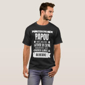 パプと呼ばれて ギリシャ ギリシャ人 おじいちゃん Tシャツ (正面フル)