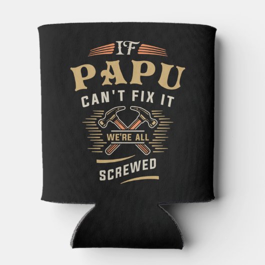 パプもしカントそれを修正すおもしろいるGrandpa 缶クーラー (裏面)