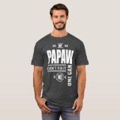 パプもしーは誰も修正できない Tシャツ (正面フル)