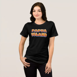 パプアイランドスペシャルカスタマイズ可能な観光客旅行 トライブレンドTシャツ