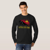 パプアニューギニアのためのパプアニューギニア愛好家 Tシャツ (正面フル)