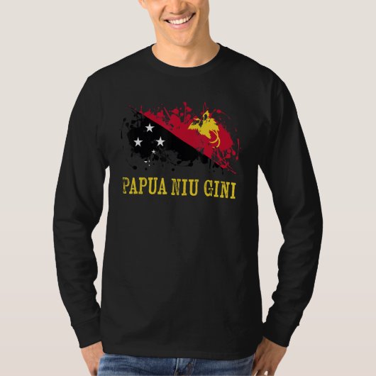 パプアニューギニアのためのパプアニューギニア愛好家 Tシャツ (正面)