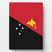 パプアニューギニアの国旗 フォトプラーク (正面)