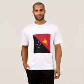 パプアニューギニアの国旗 Tシャツ (正面フル)