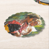 パプアニューギニアの姉妹 ペーパーコースター (アングル)