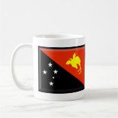 パプアニューギニアの旗 コーヒーマグカップ (左)