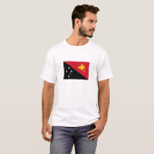 パプアニューギニアの旗 Tシャツ (正面フル)