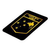 パプアニューギニアの紋章 マグネット (左側)