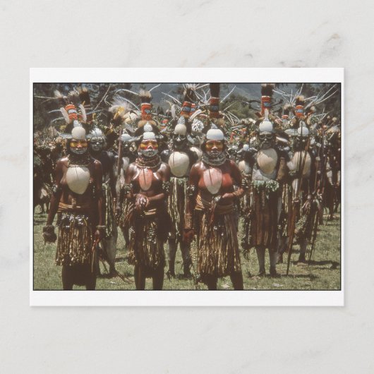 パプアニューギニアはがき ポストカード (正面)